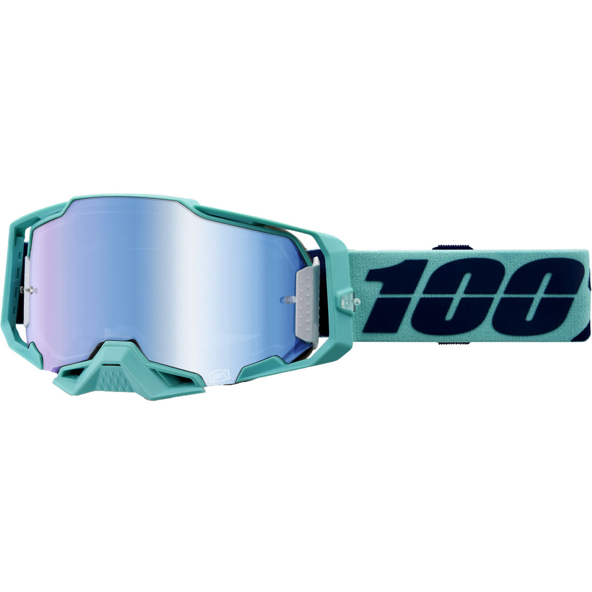 100% Armega Goggles CLOSEOUT Esterel / Mirror Blue Lens