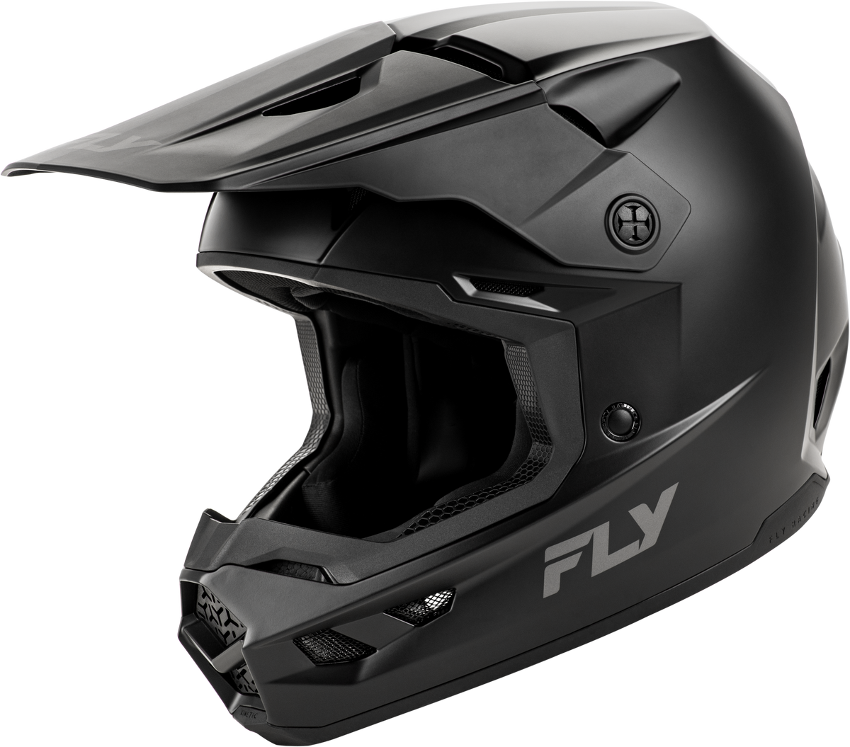 Fly Racing Kinetic Solid Helmet - Black