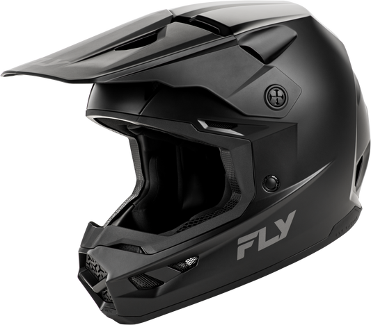 Fly Racing Youth Kinetic Solid Helmet - Black