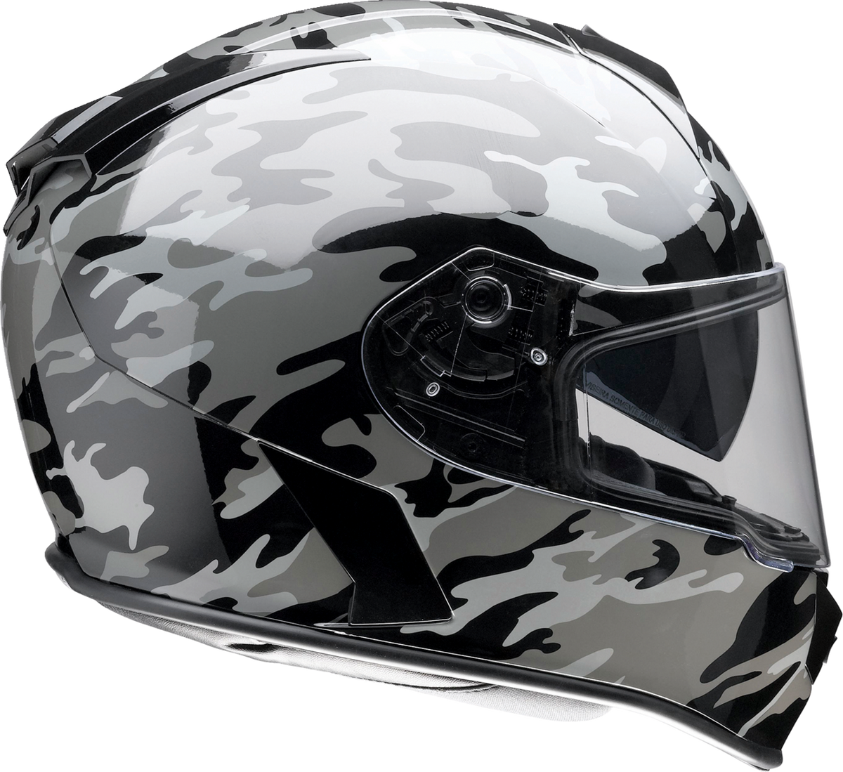 Z1R Warrant Camo Helmet - Black/Gray