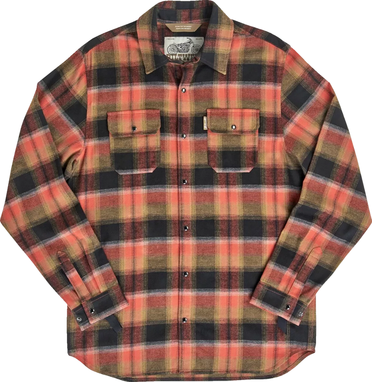 HI Test Flannel Shirt Rust