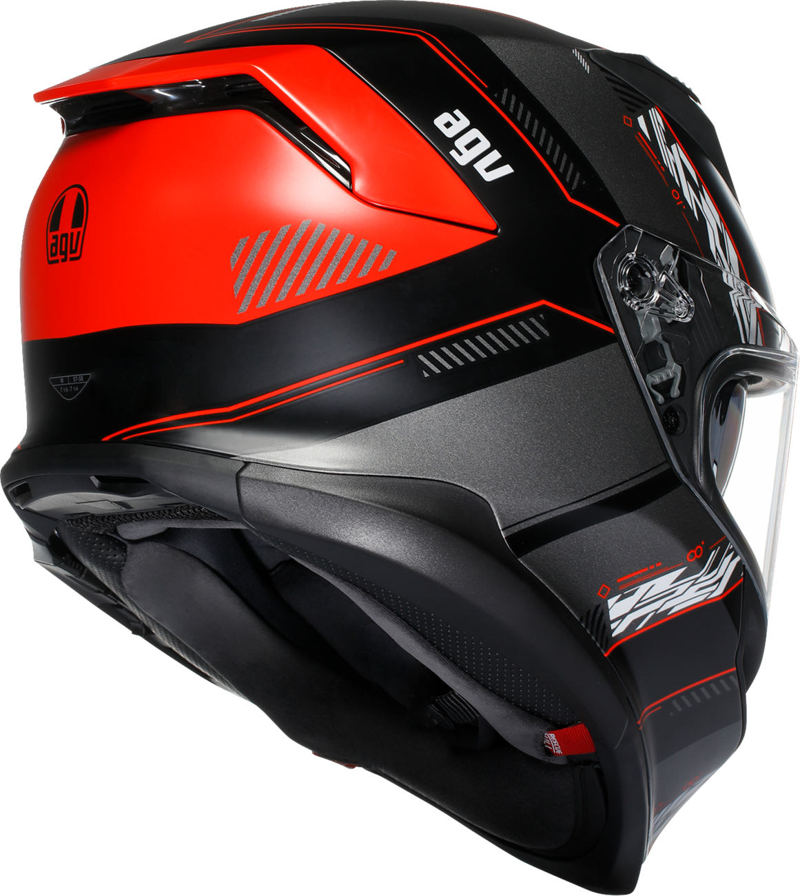 AGV K7 Helmet - Kyber - Matte Black/Red