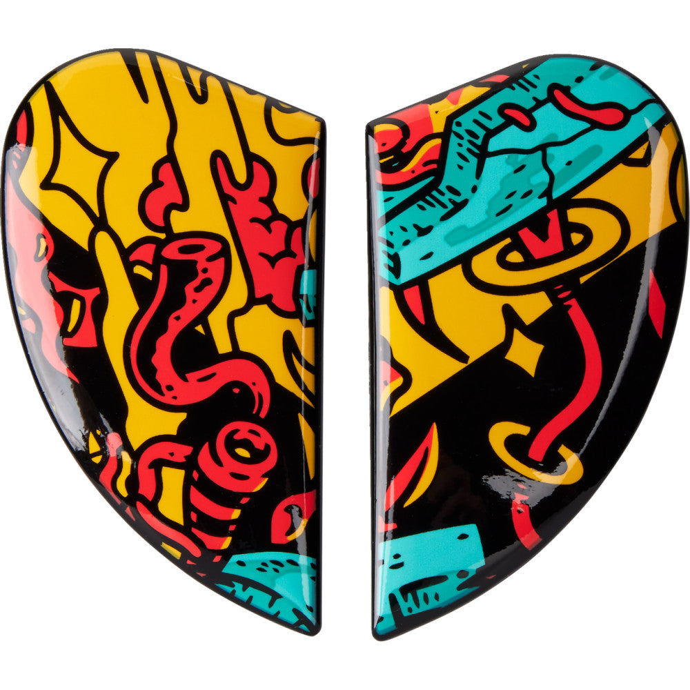 Icon Airform Helmet Side Plates - Munchies Blue