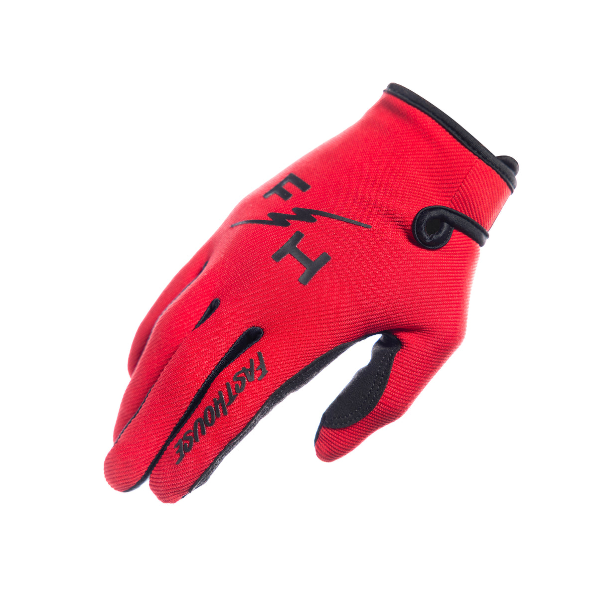Fasthouse  Youth Carbon Eternal Glove - Red