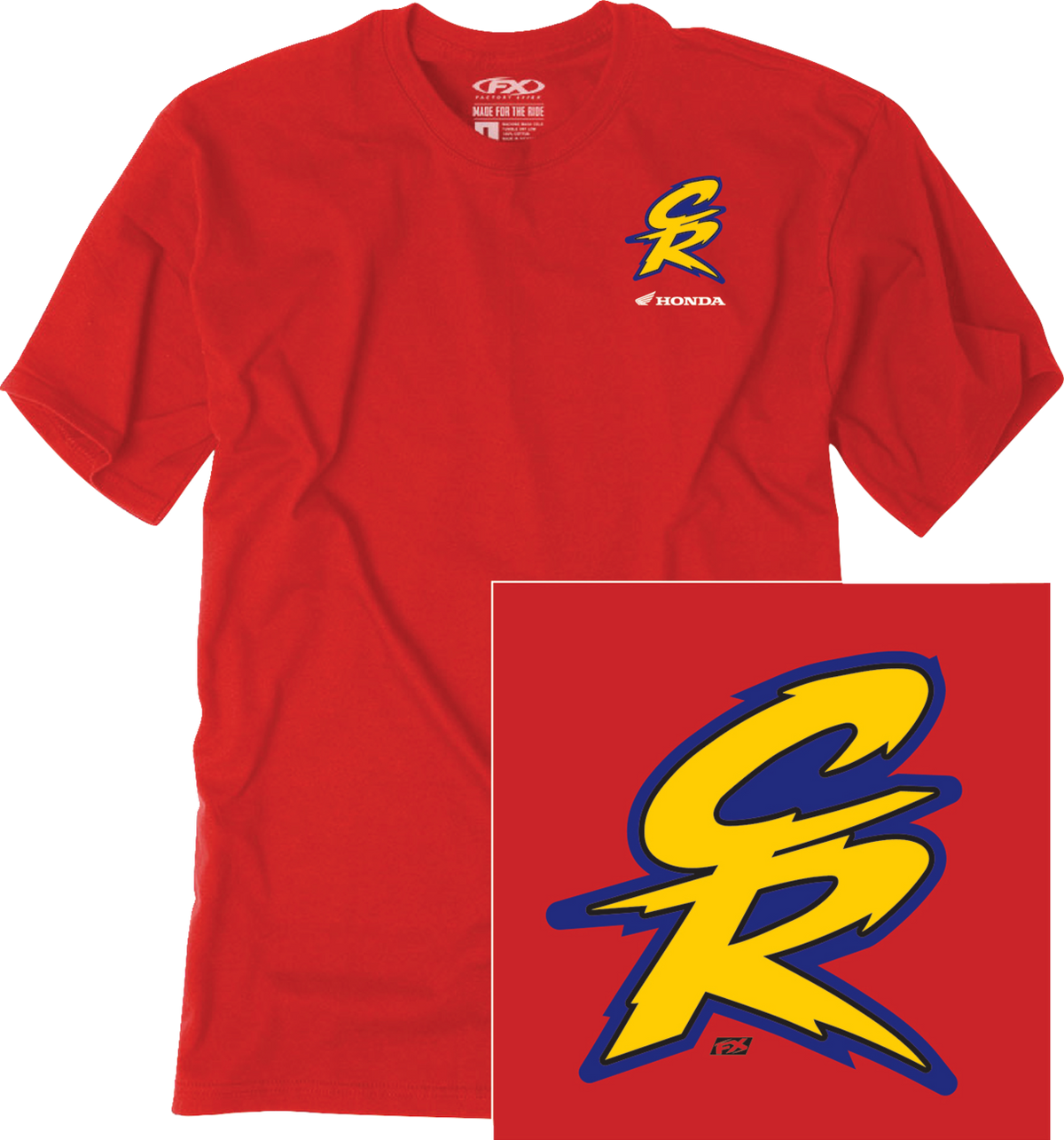 Facotry Effex Honda Retro CR T-Shirt - Red