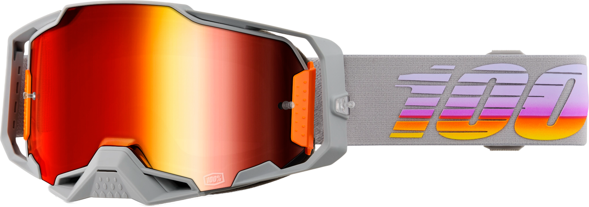 100% Armega Goggles Fallbrook / Red Mirror