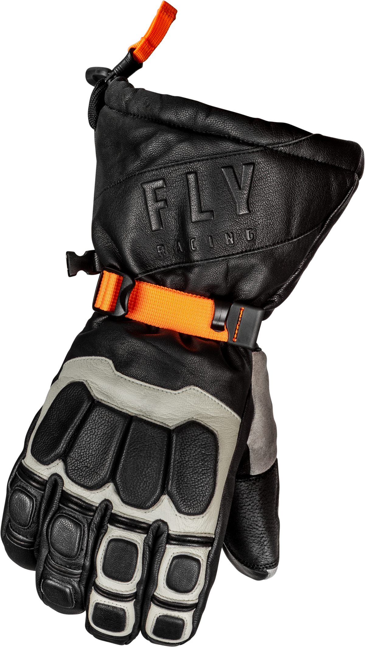 Fly Racing Glacier Gloves - Black/Grey/Orange