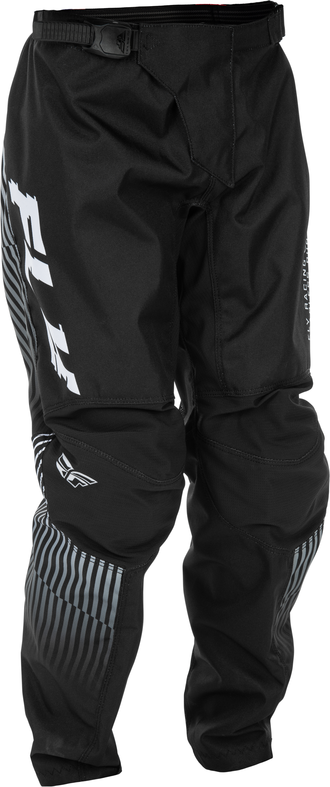 Fly Racing F-16 Youth Pants - Black/White