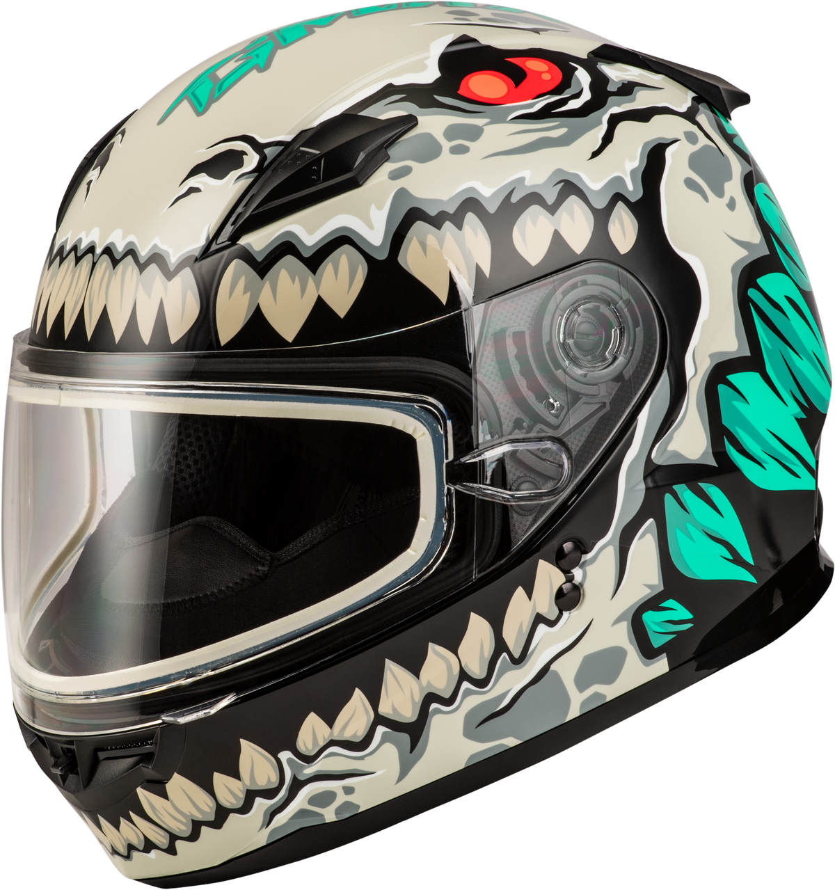 GMAX Youth GM-49Y Drax Snow Helmet Silver