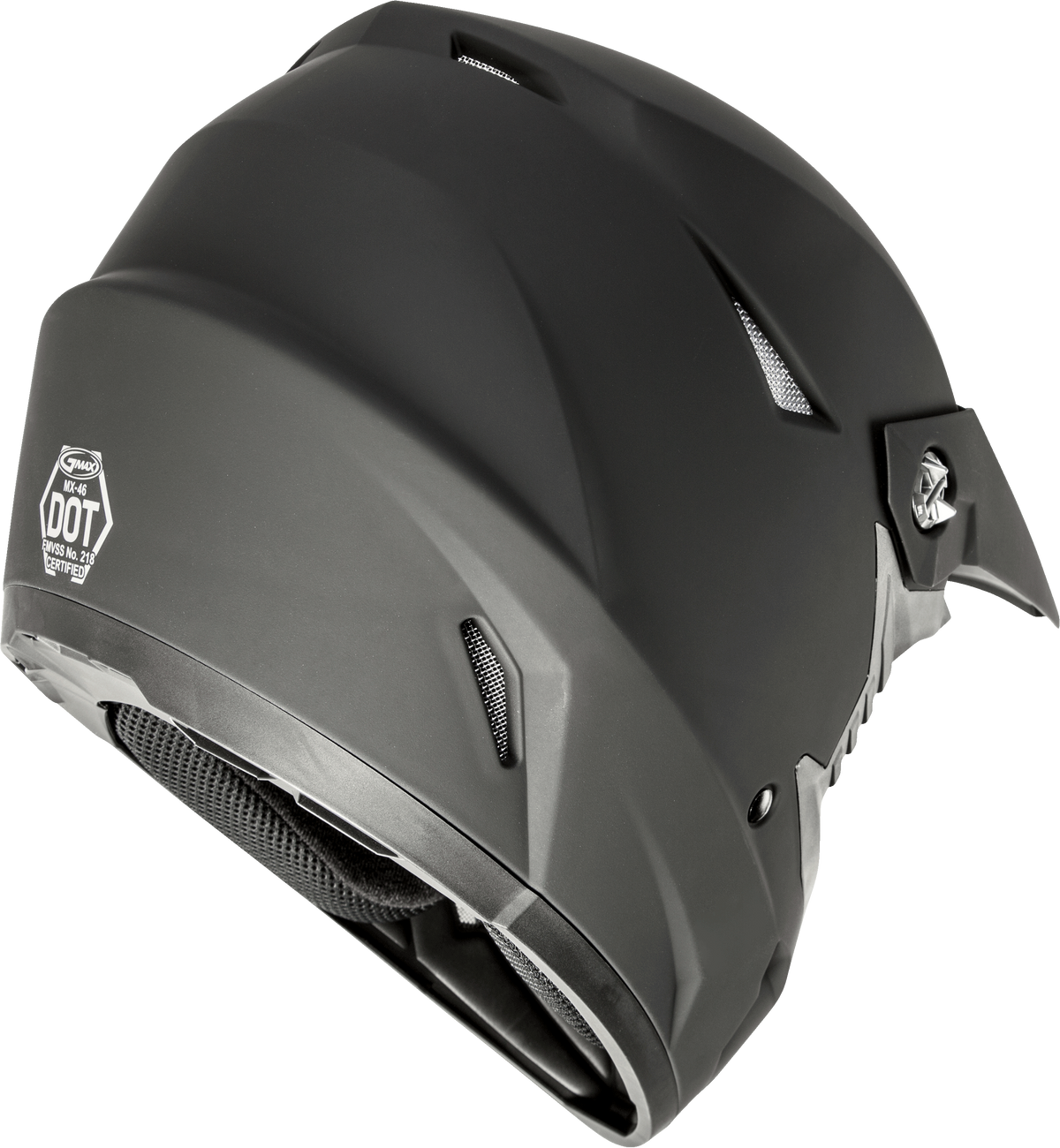 GMAX Youth MX-46Y Solid Helmet Matte Black