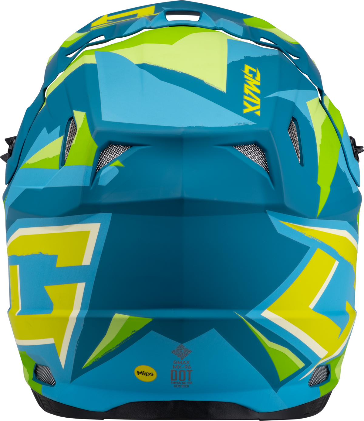 GMAX MX-96 Splinter Helmet Matte Blue/Green