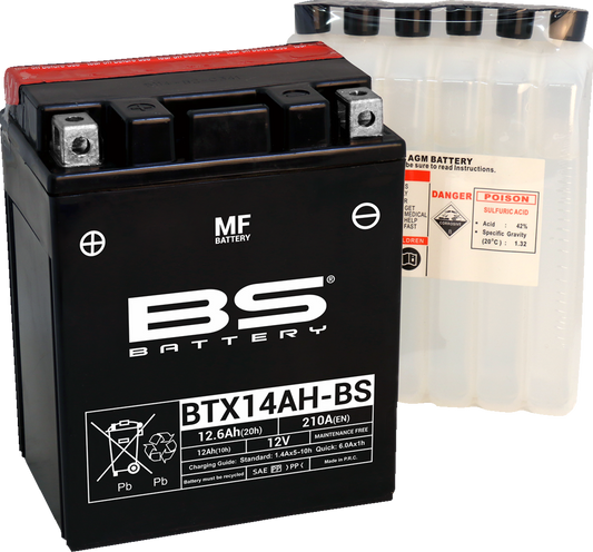 BS Battery - BTX14AH-BS (YTX)