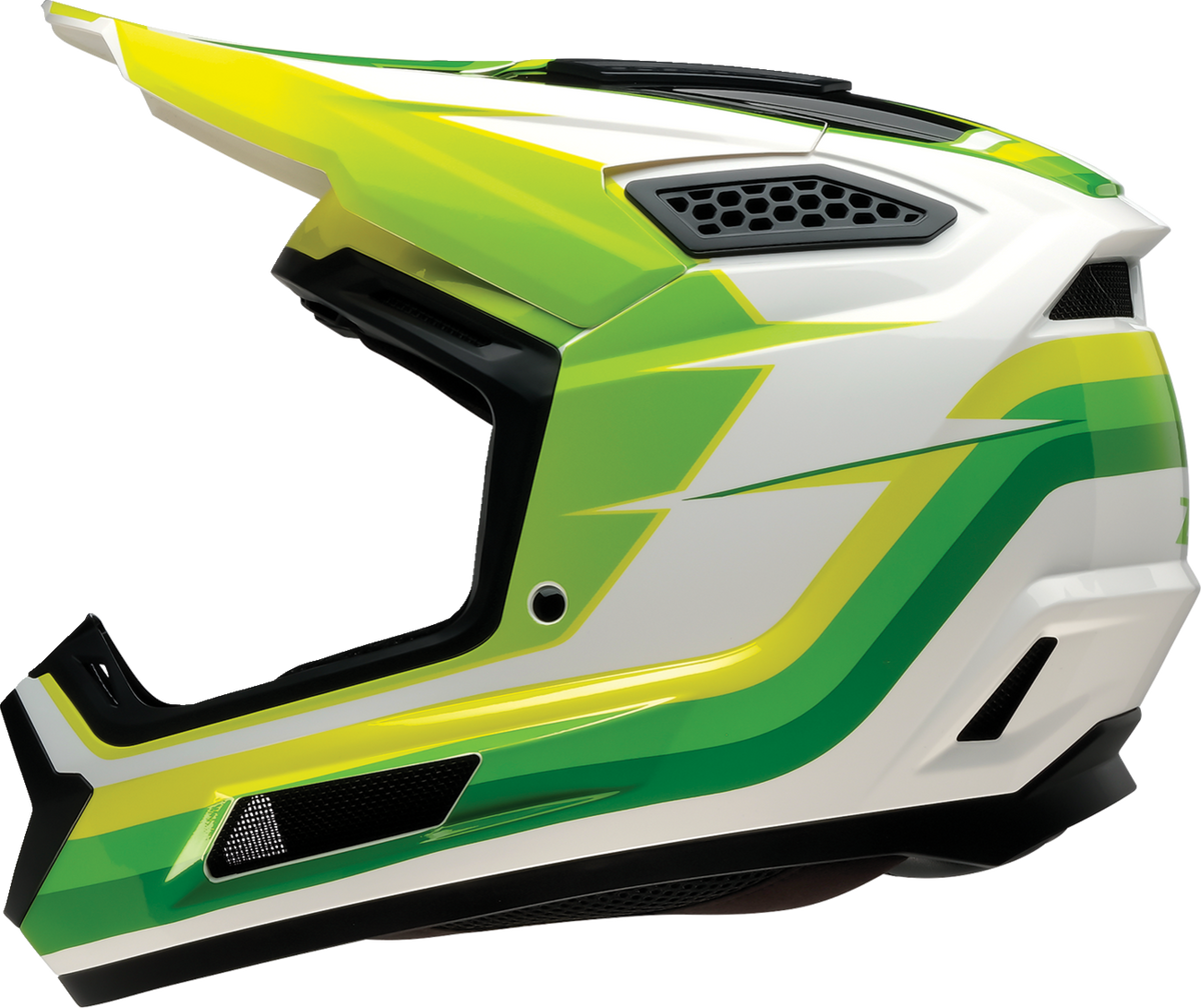 Z1R Dirt Maxx Vortex Helmet - White/Green