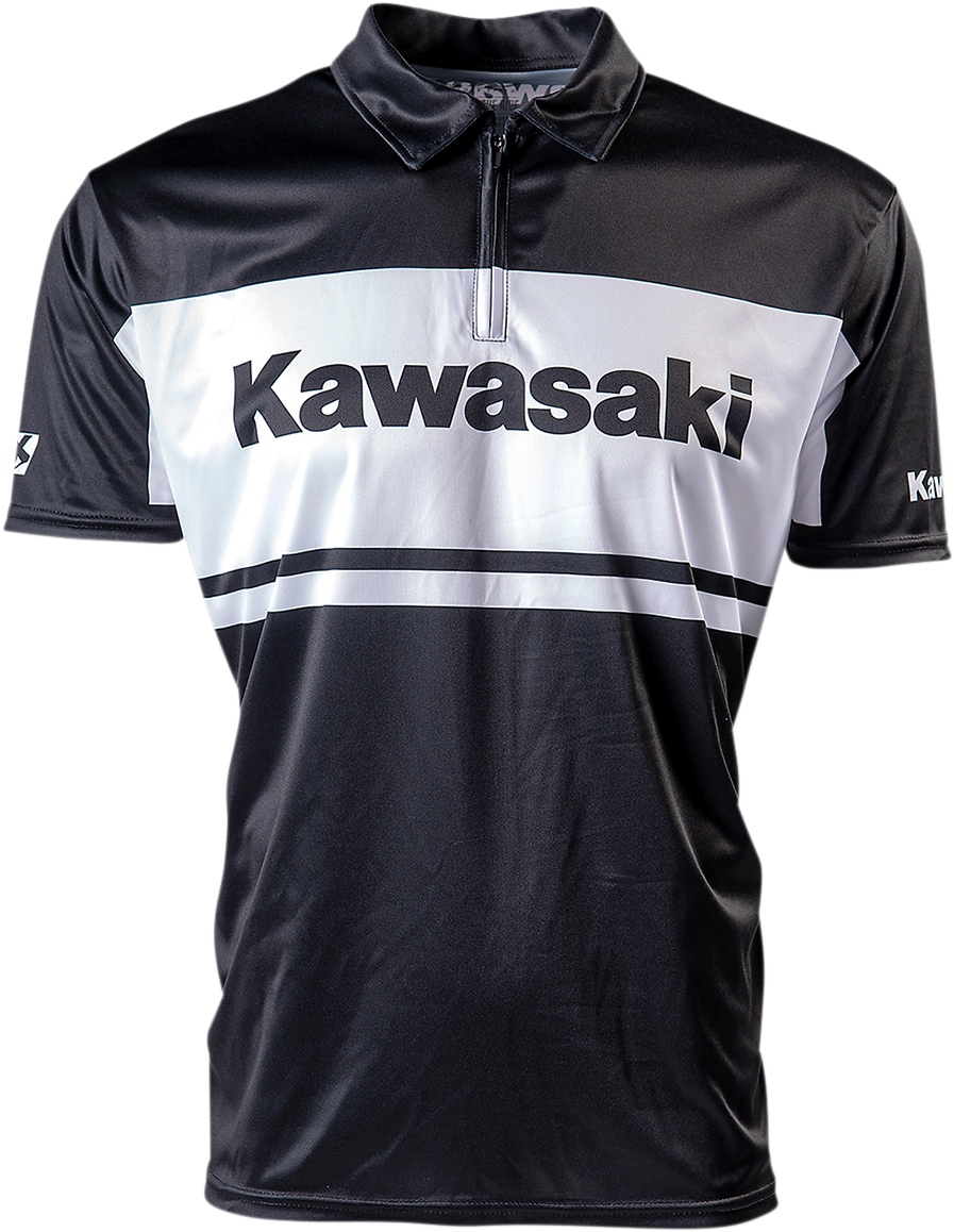 Facotry Effex Kawasaki Team Pit Shirt - Black/White