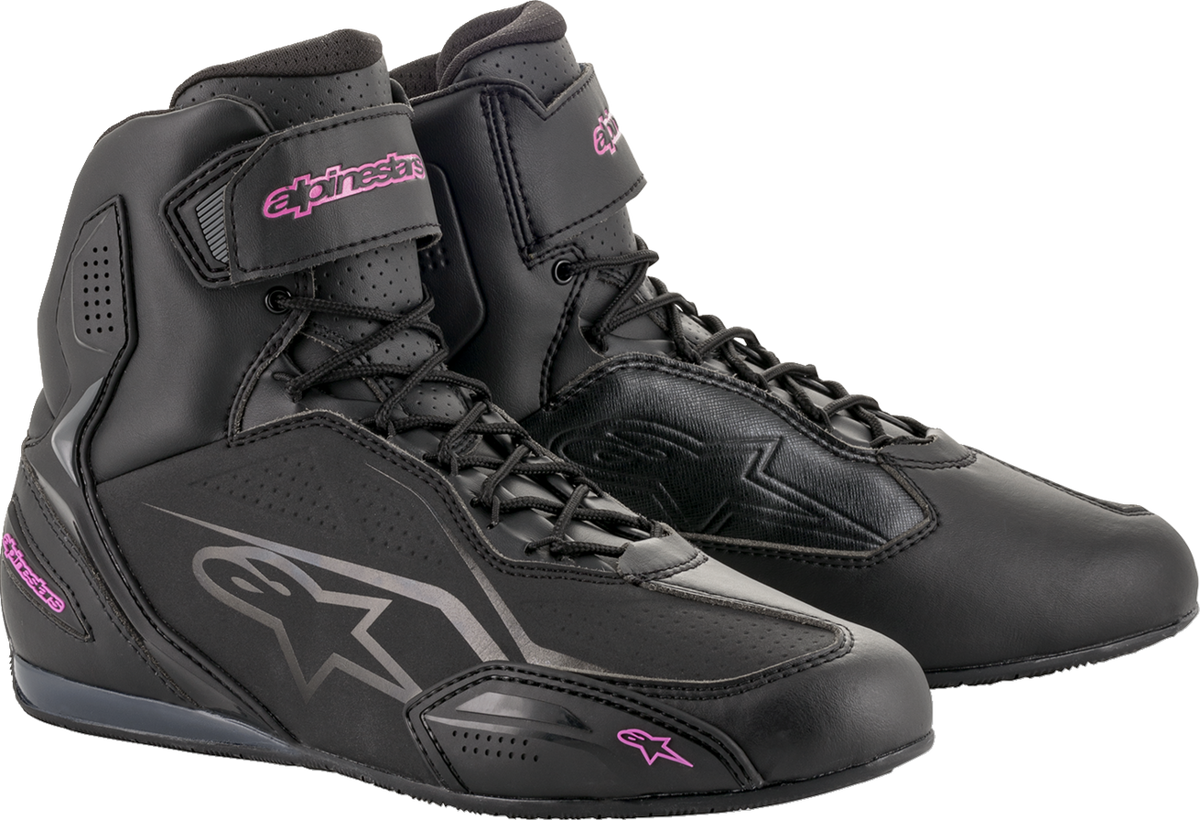 Alpinestars Womens Faster-3 Shoes - Black/Pink