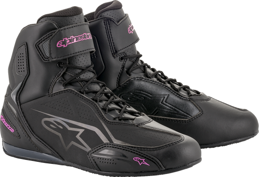 Alpinestars Womens Faster-3 Shoes - Black/Pink