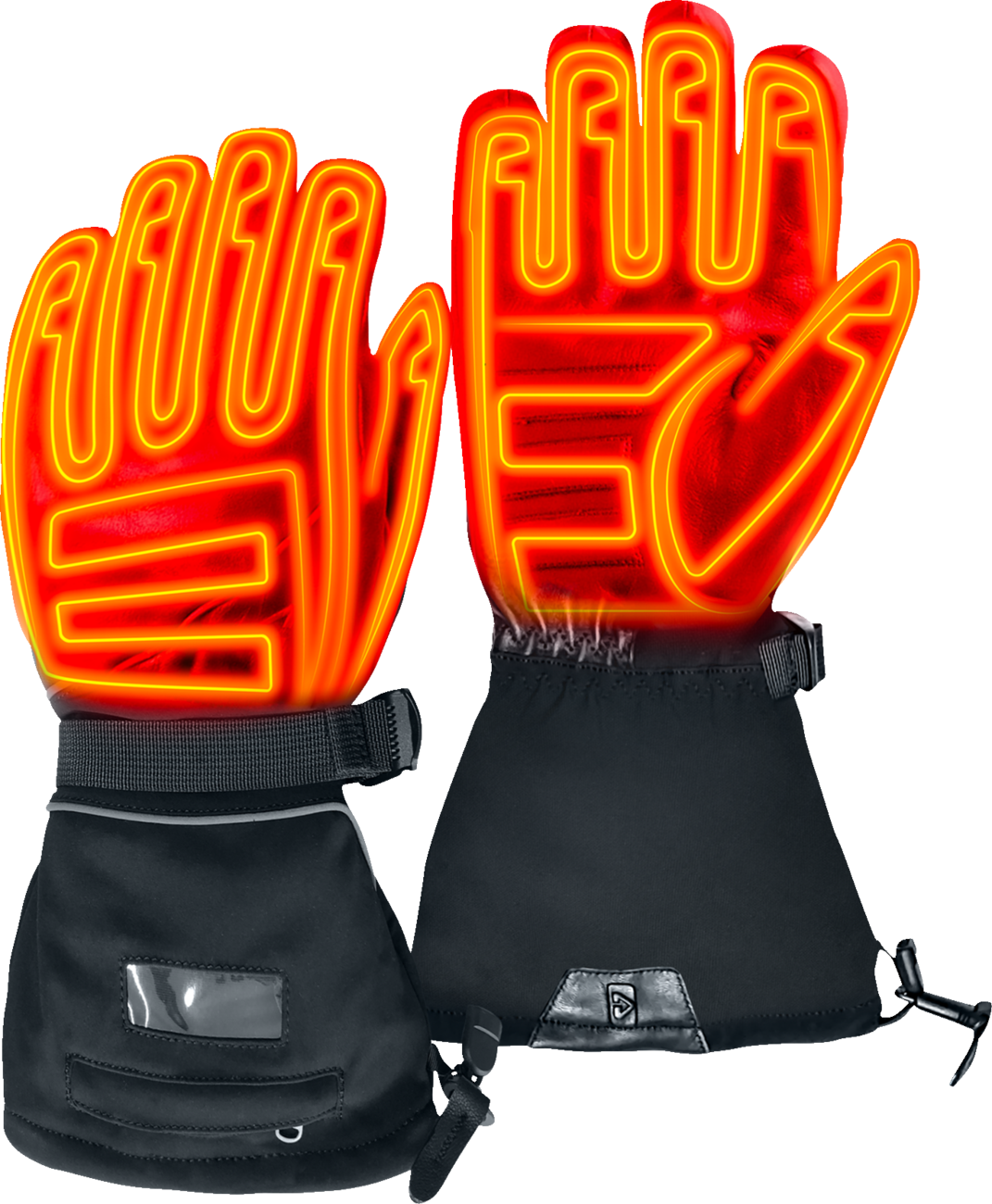 GT5 12 V Hybrid Heated Gloves - Black