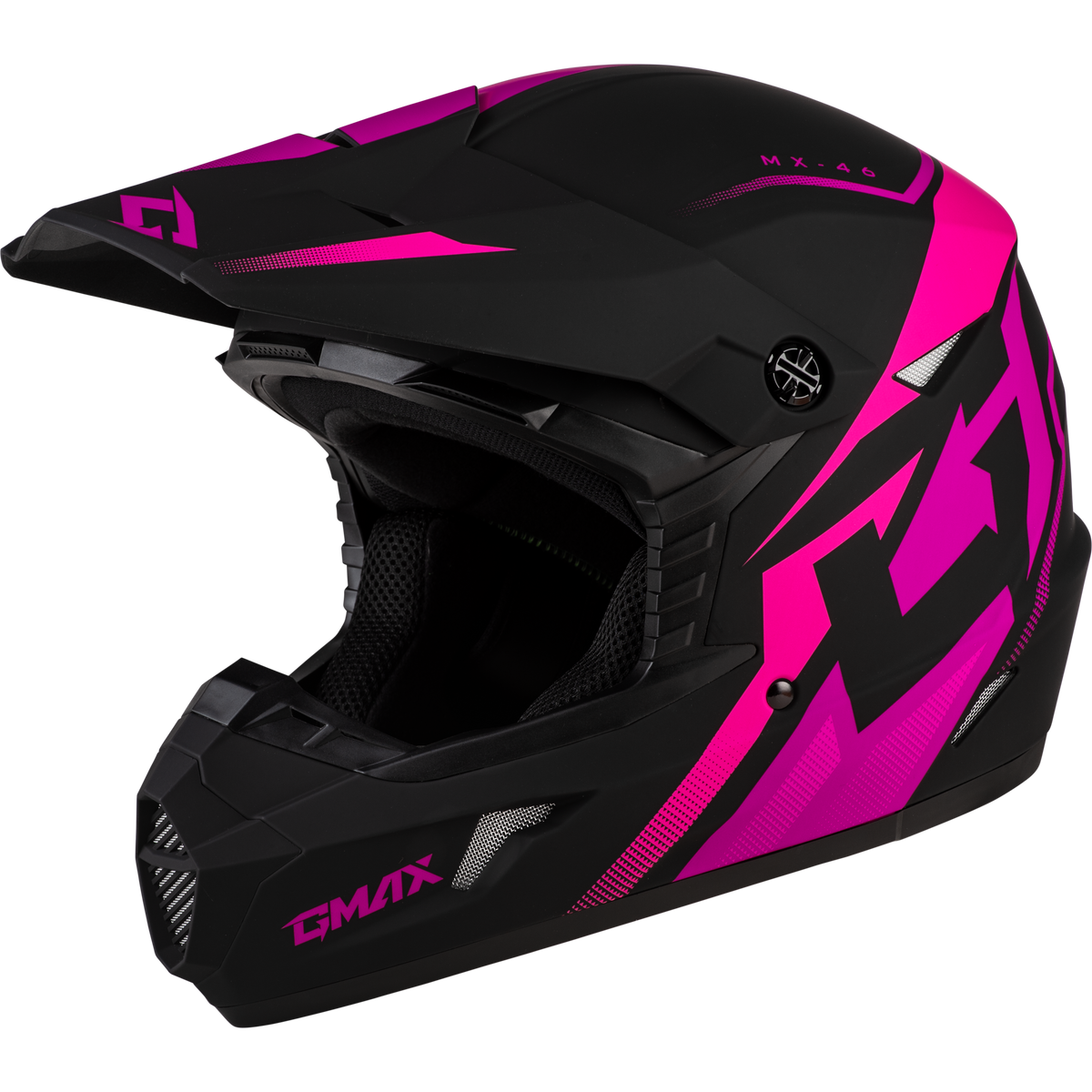 GMAX MX-46 Compound Helmet Matte Black/Pink