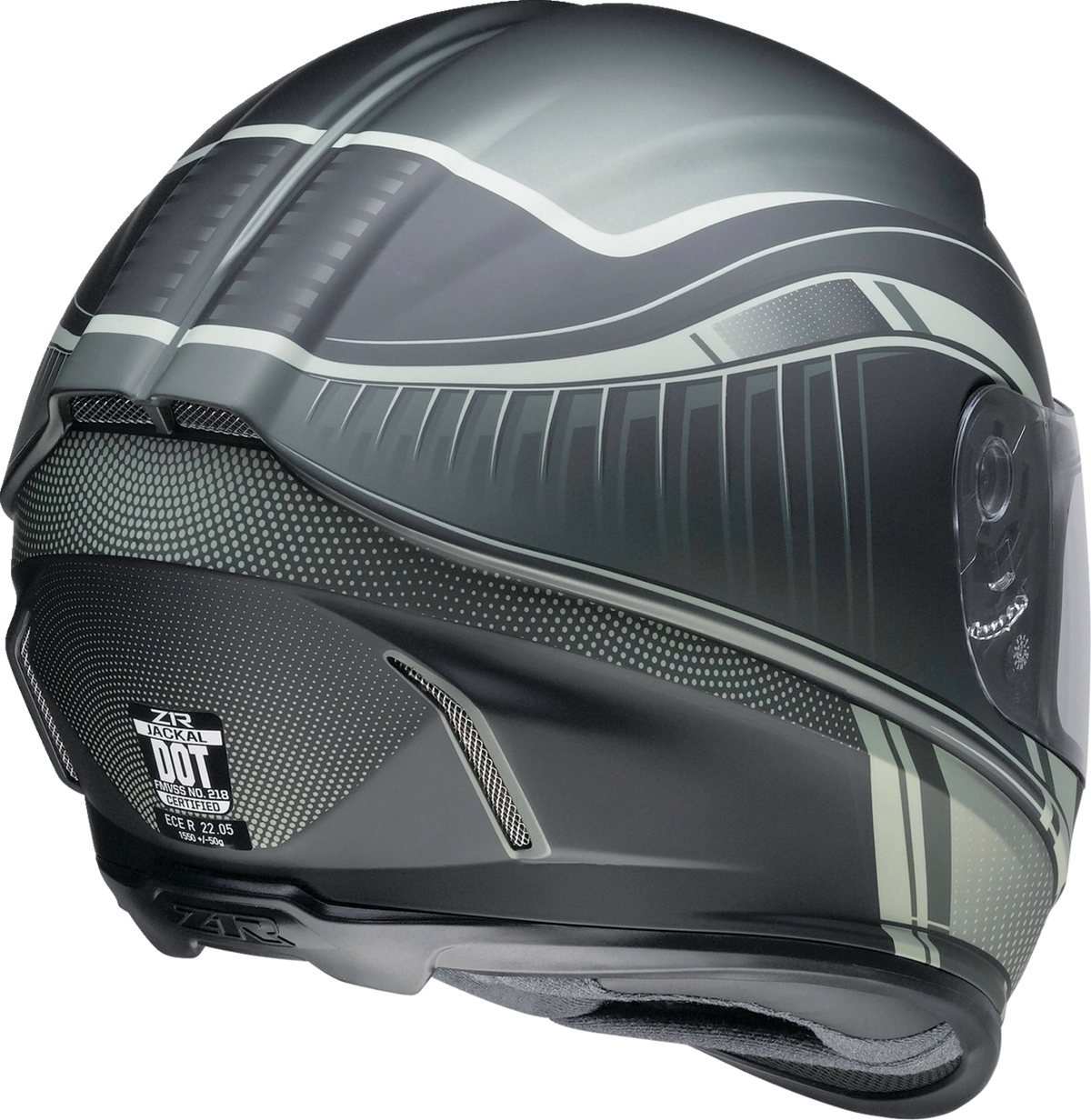 Z1R Jackal Dark Matter Helmet - Green