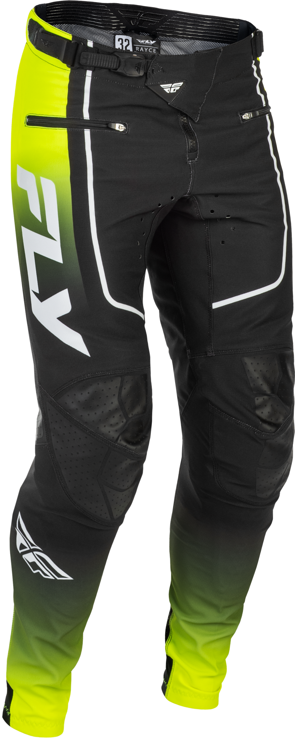Fly Racing Rayce Bicycle Pants - Lime/Black/White