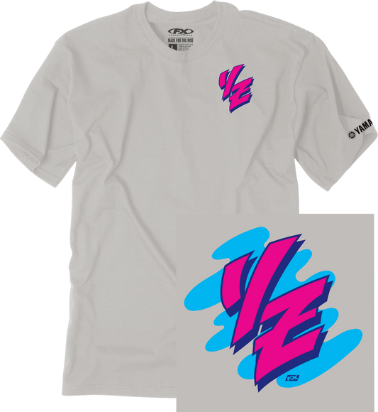 Facotry Effex Yamaha Retro YZ T-Shirt - Light Gray