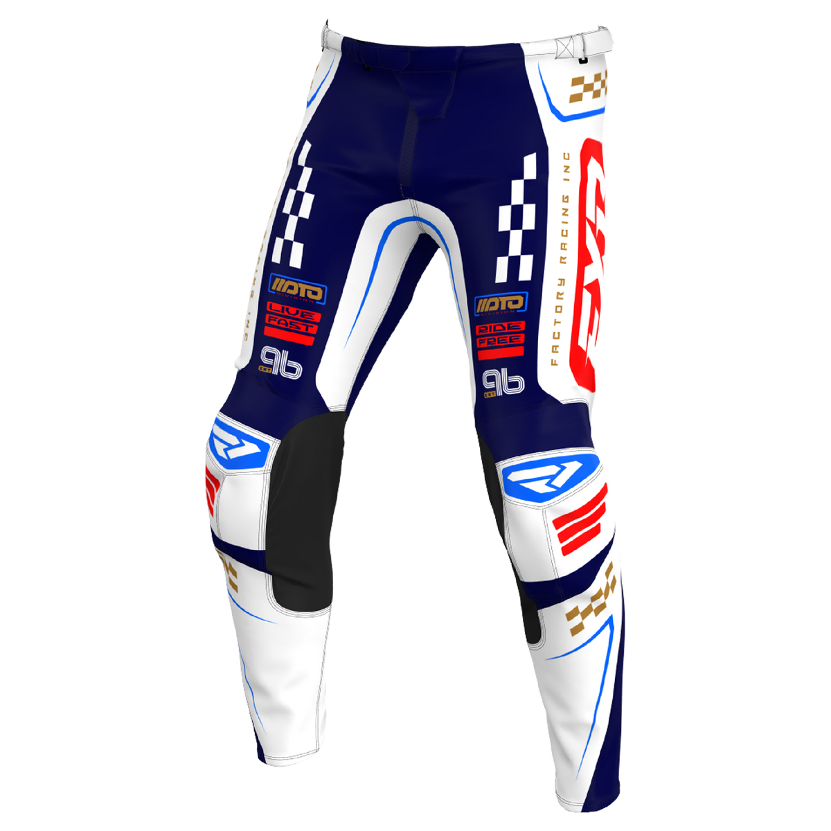 FXR Clutch Pro Gear Set -nvy-wht-red