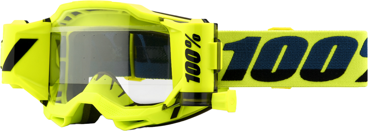 100% Accuri 2 Forecast Goggles CLOSEOUT Fluo Yellow / Clear Lens