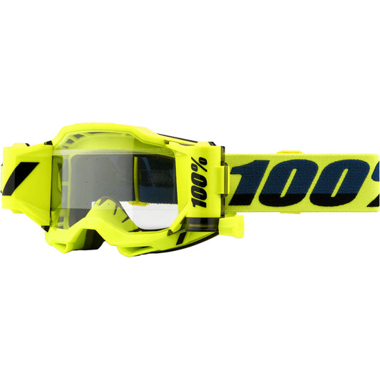 100% Accuri 2 Forecast Goggles CLOSEOUT Fluo Yellow / Clear Lens