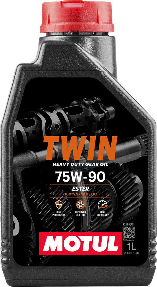 Motul Twin Heavy-Duty Synthetic Gear Oil - 1 Liter - 1 Liter