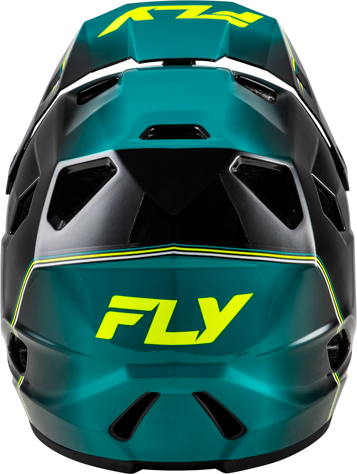 Fly Racing Rayce Repeat Bicycle Helmet - Black/Teal/Hi-Vis