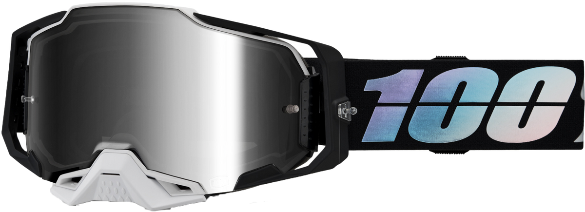 100% Armega Goggles Krisp / Mirror Silver Lens