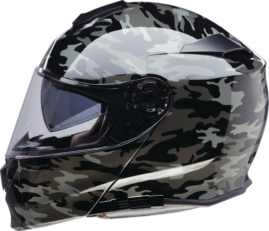 Z1R Solaris 2.0 Modular Camo Helmet - Black/Gray