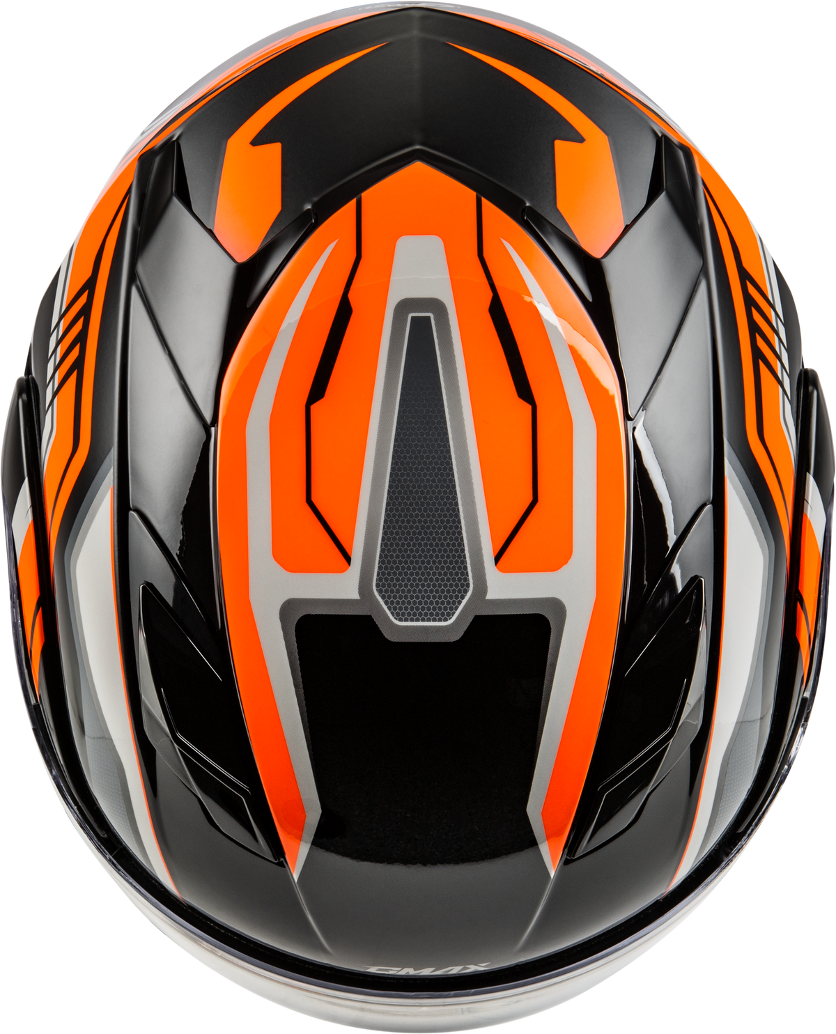 GMAX MD-01S Transistor Snow Helmet Orange/Black