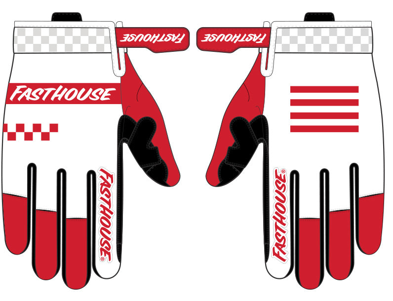 Fasthouse Youth Speed Style Mode Glove - Red/White