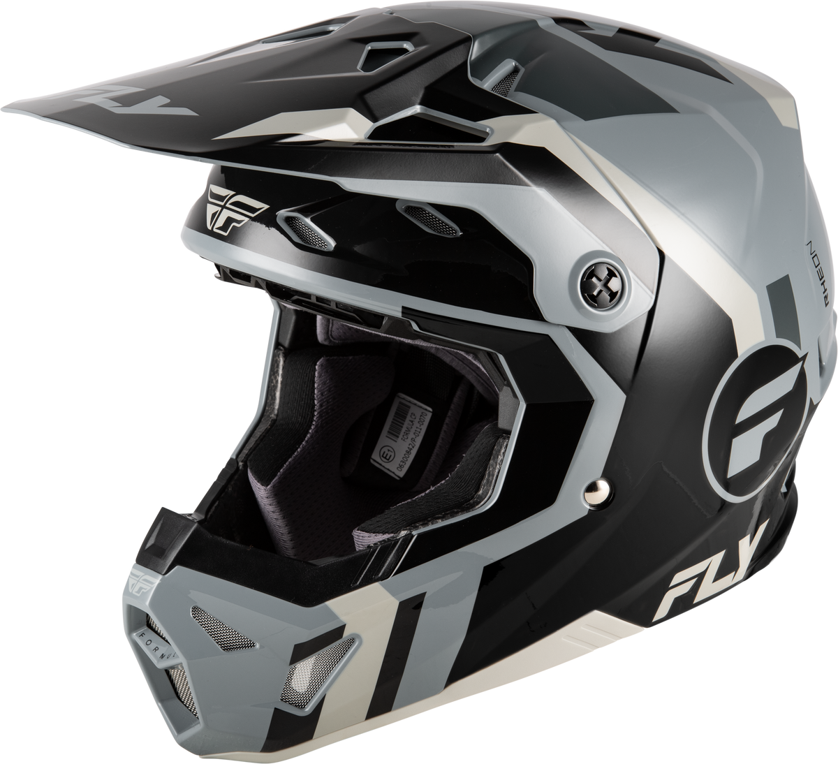Fly Racing Formula CP Seal Helmet - Black/Grey/Light Grey