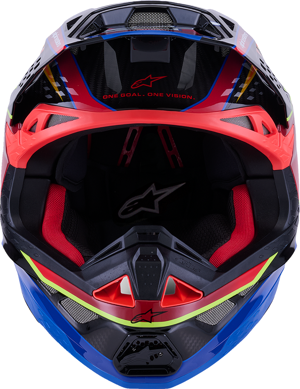 Alpinestars Supertech M10 Era MIPS Helmet Gloss/Blue/Red/Yellow Fluo