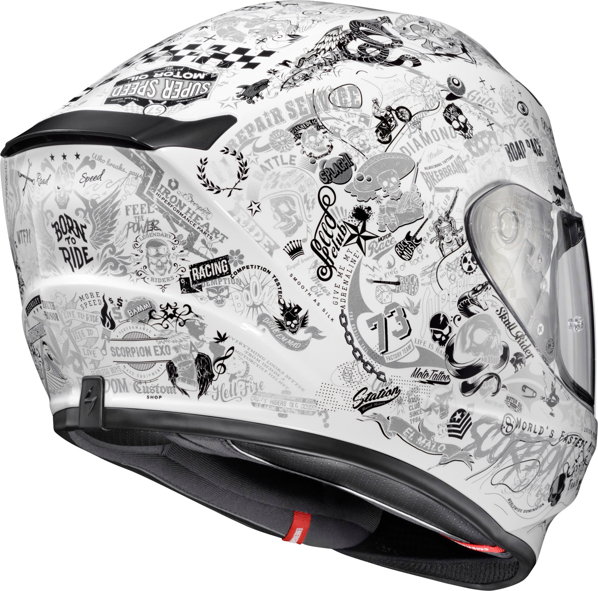 Scorpion EXO R330 Shake 2 Helmet - White