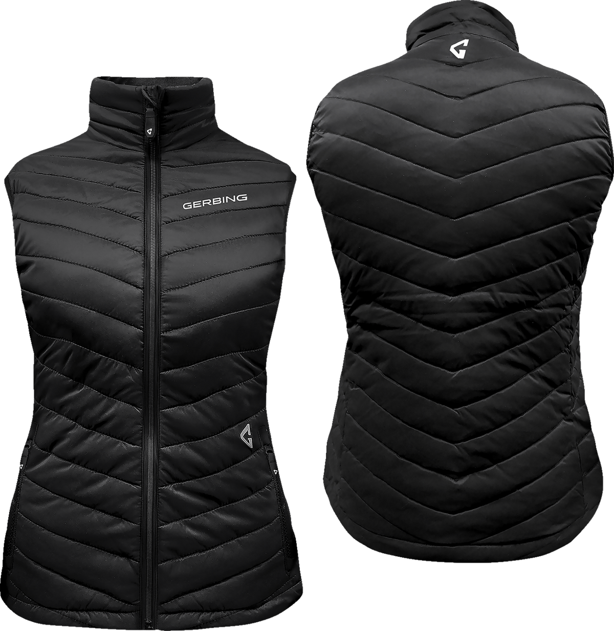 Womens 7V Khione Puffer Heated Vest 2.0 - Black