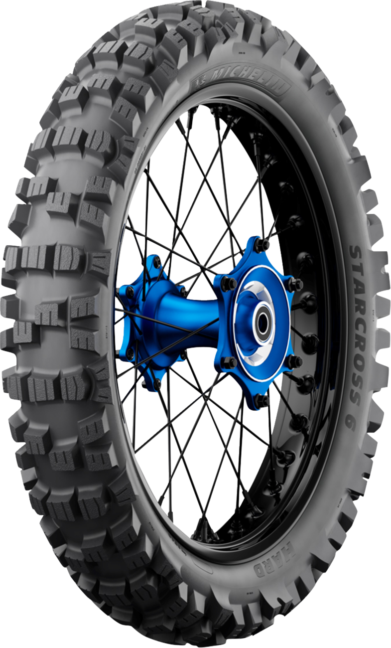 Michelin StarCross 6 Hard Rear Tire - 110/90-19 - 62M