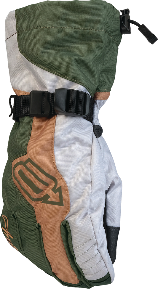 Arctiva Womens Pivot 8 Gloves - Green/Tan