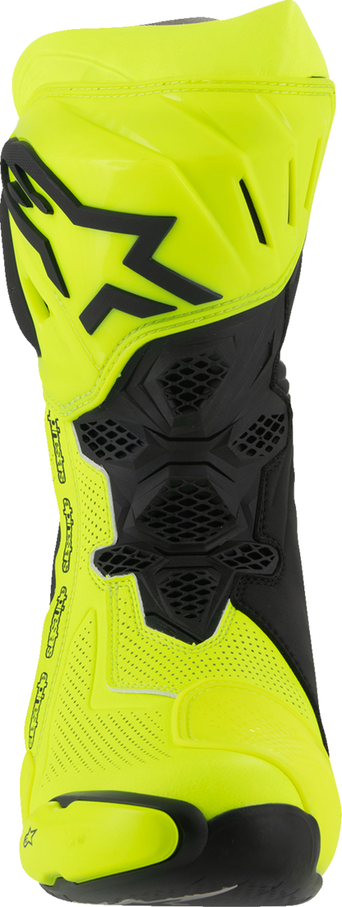 Alpinestars Supertech R Vented Boots Fluorescent Yellow/Black
