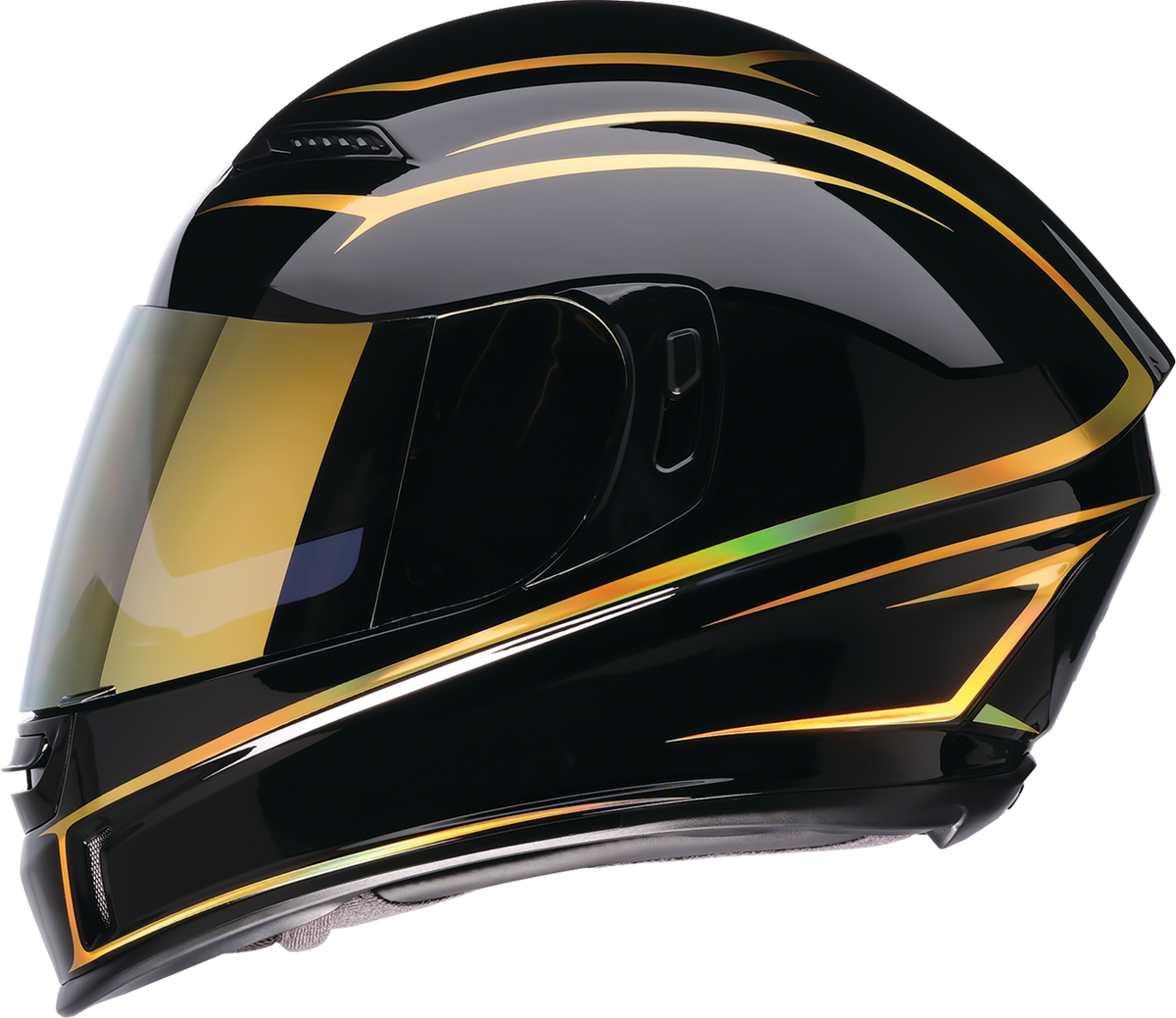 Z1R Jackal Foil Helmet - Black/Gold