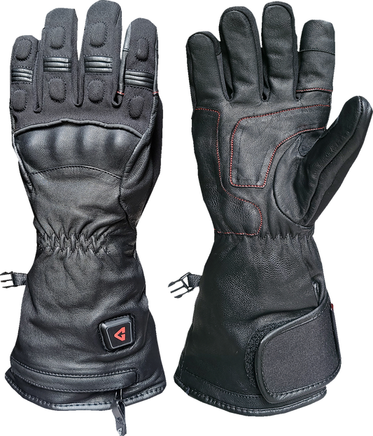 Gerbing 7 V Hard Knuckle Battery Heated Gloves - Black