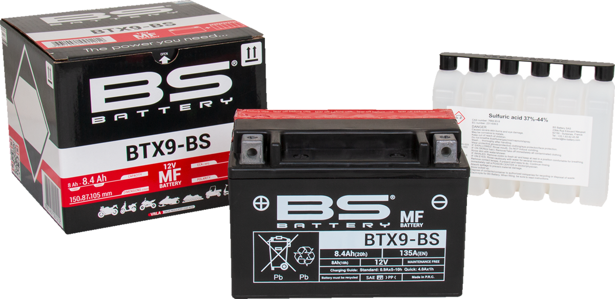 BS Battery - BTX9-BS (YTX)