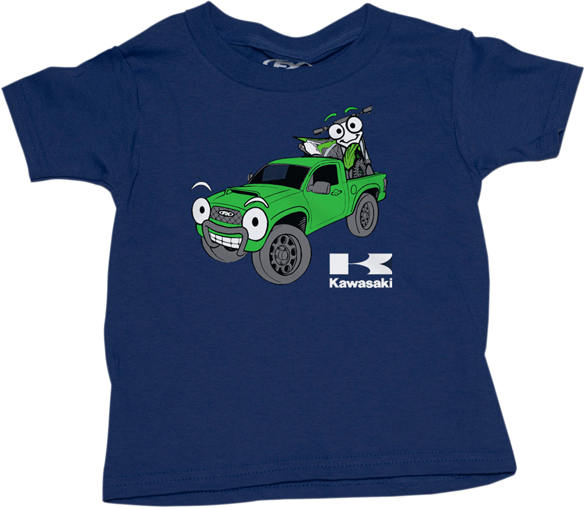 Facotry Effex Toddler Kawasaki Truck T-Shirt - Navy