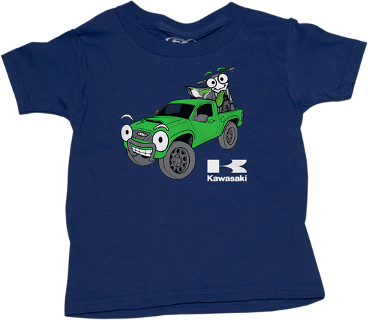 Facotry Effex Toddler Kawasaki Truck T-Shirt - Navy