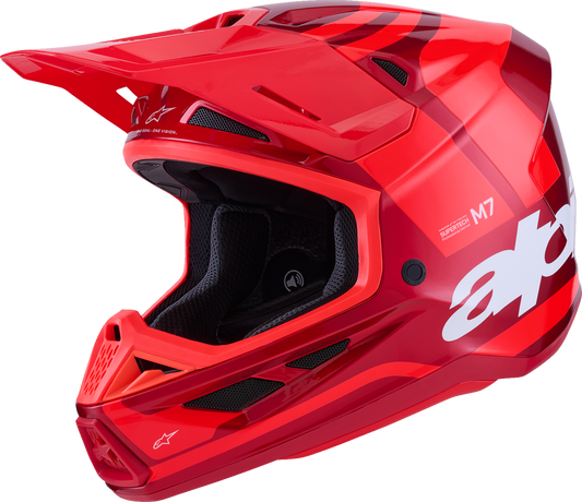 Alpinestars SM7 Core Helmet - Gloss Red