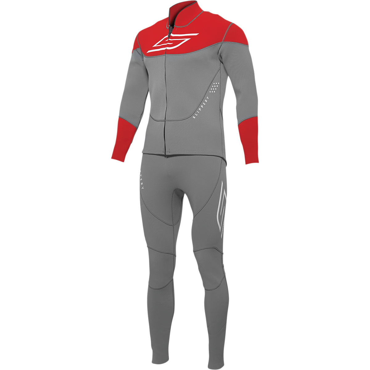 Slippery Breaker Wetsuit & Jacket - Charcoal/Red