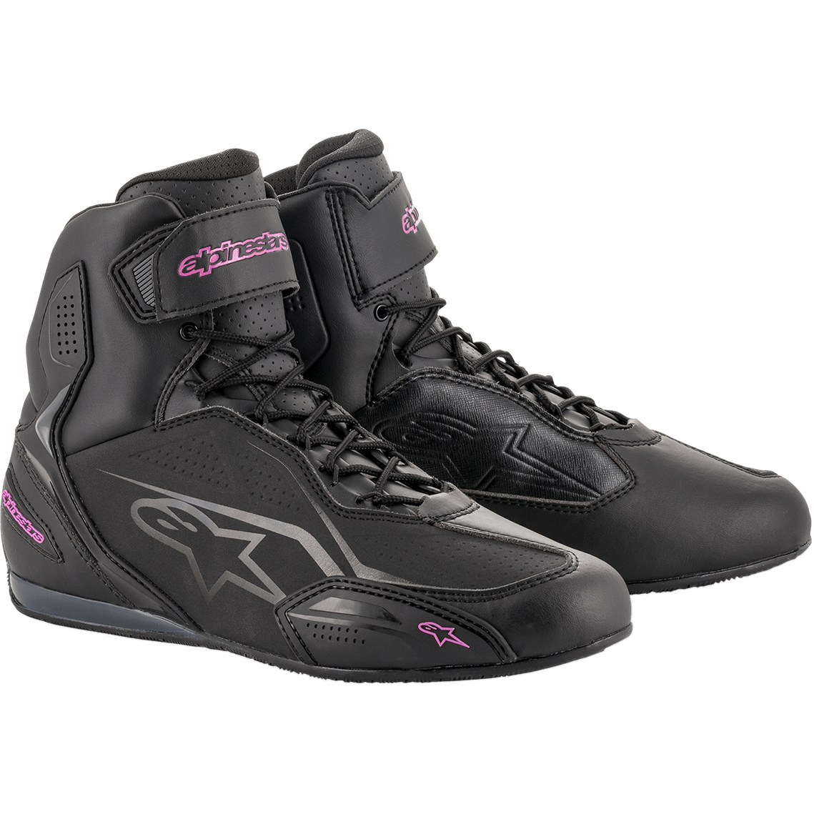 Alpinestars Womens Stella Faster-3 Shoes - Black/Fuchsia