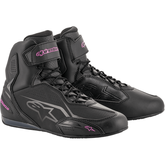 Alpinestars Womens Stella Faster-3 Shoes - Black/Fuchsia